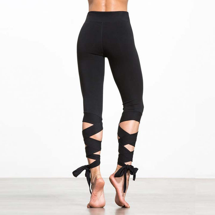 Legging avec lacets bandage Noemie