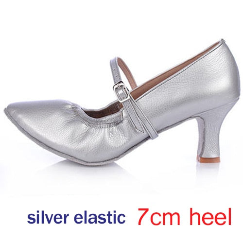 Chaussures de danse pour femme - 4 coloris au choix: noir, argent, champagne, blanc rosé  - Talons personnalisables hauteurs disponibles 5 ou 7cm - Dance Store