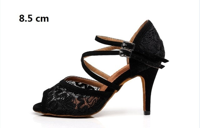 Chaussures de danse pour femme - 2 coloris au choix: noir, beige - Talons personnalisables: hauteurs disponibles: 5-6-7.5-8.5cm - Dance Store