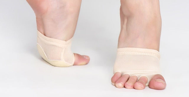 1 Paire Foot Undeez - String de Pied pour danse, pilate et yoga - 2 modèles au choix : avec 2 ou 5 trous - couleur chair - Dance Store