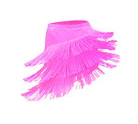 Jupe à franges danse latine 8 coloris au choix